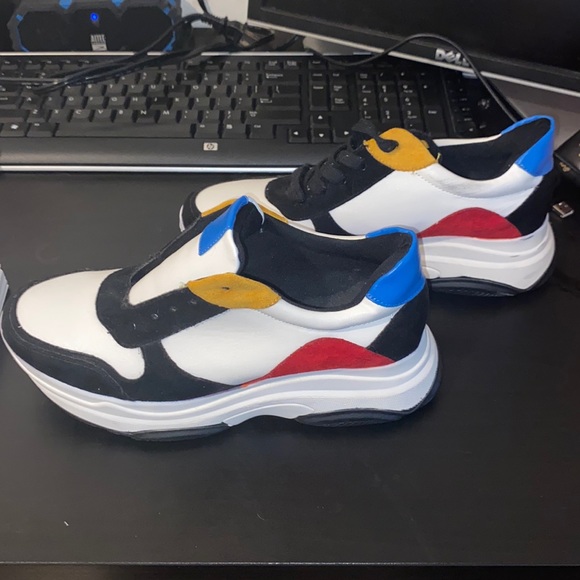 GLISTERS MULTICOLOR SNEAKERS SIZE 8.5 - Picture 4 of 5